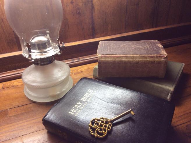 bible and glasses
